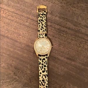 Betsy Johnson Leopard Watch